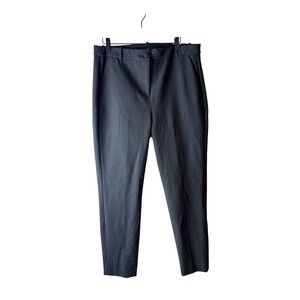 J.Crew High-Rise Cameron Slim Crop Pants Black H6584 Size 14T Tall NEW
